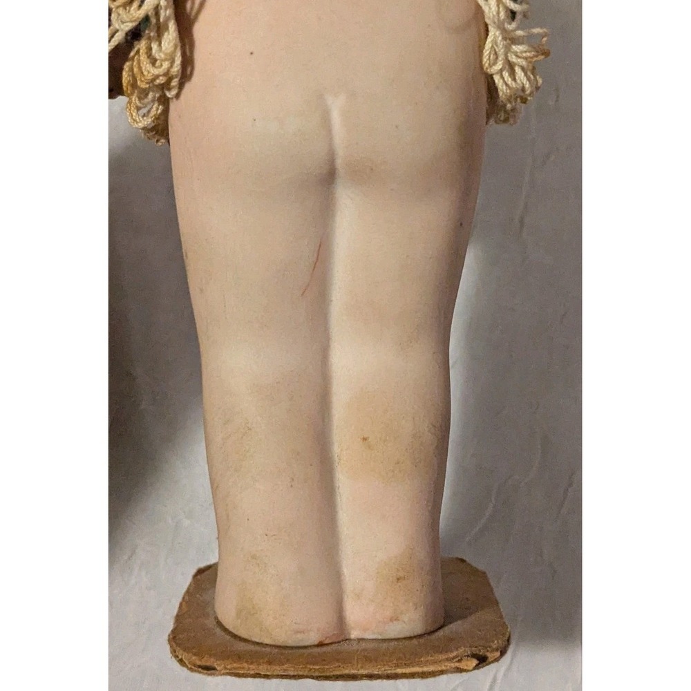 Bisque Kewpie Style Doll Google Side Eyes Flapper Japan Articulated Arms 8" Vtg - Picture 6 of 16